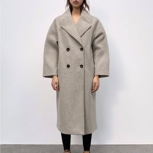 Zara wool oversized coat